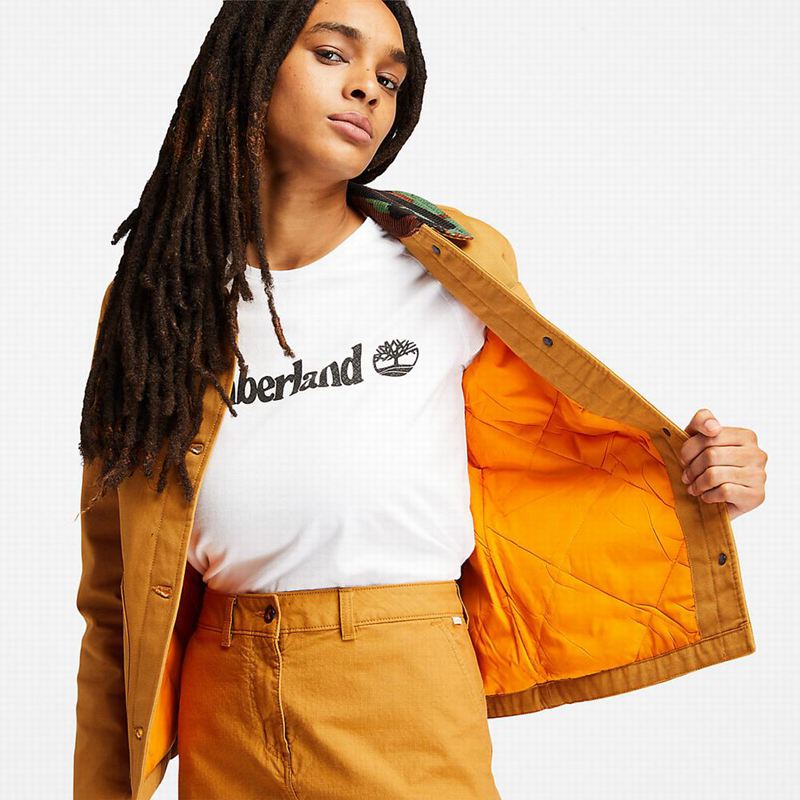 Timberland Water-Repellent Street Cropped Jakne Žute | 73663156
