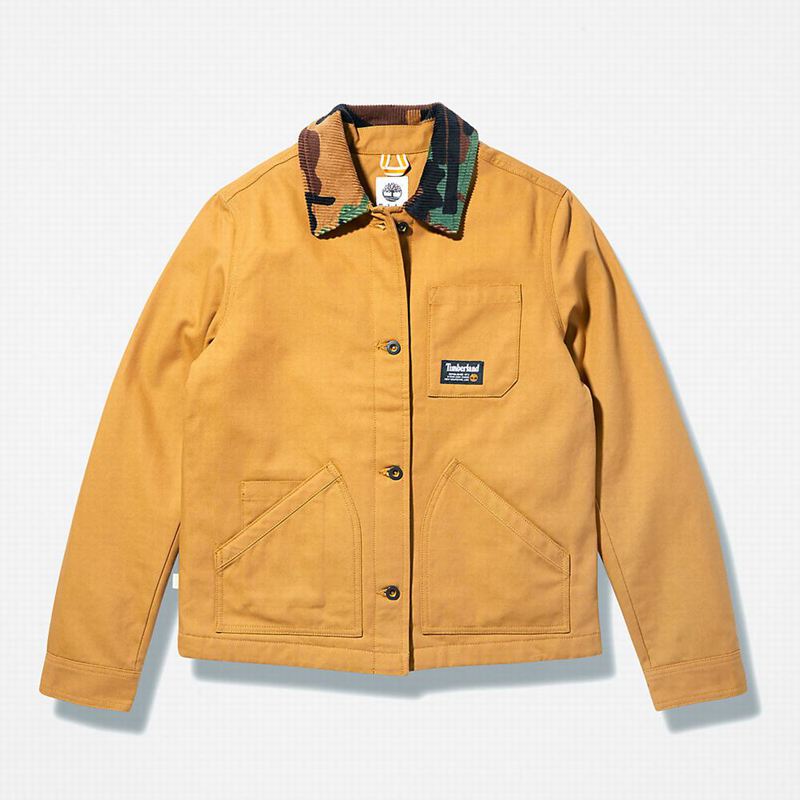 Timberland Water-Repellent Street Cropped Jakne Žute | 73663156