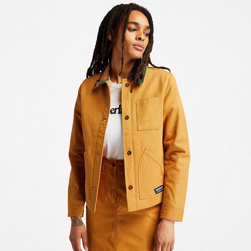 Timberland Water-Repellent Street Cropped Jakne Žute | 73663156