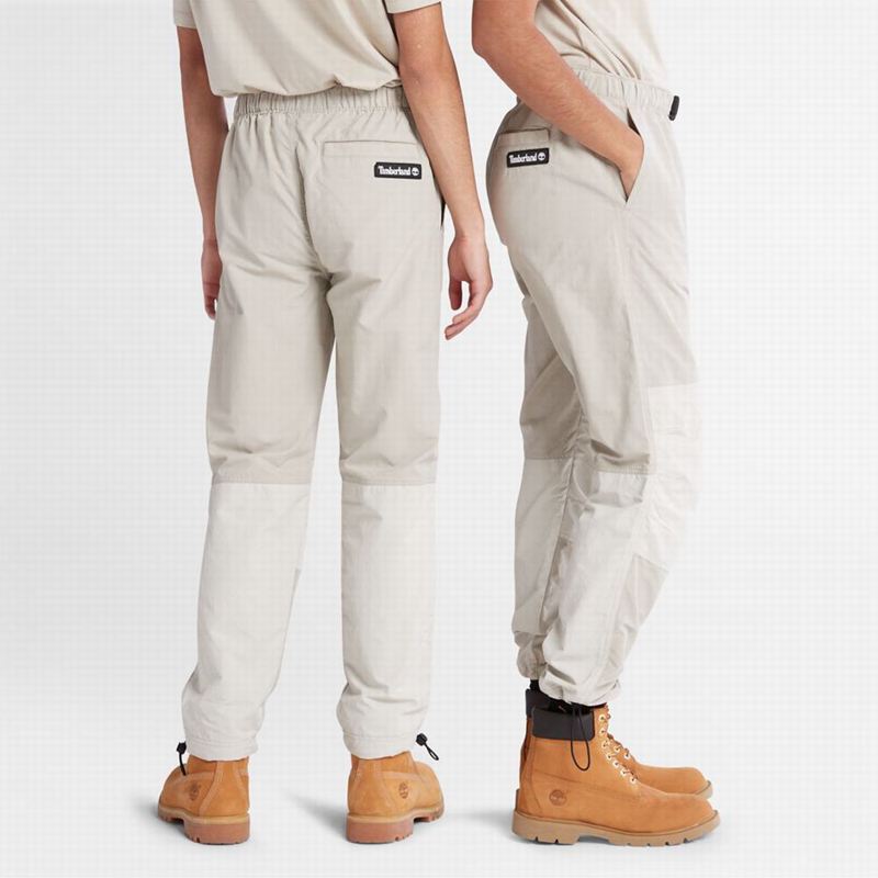Timberland Water-Resistant Jogger Pants Taupe Jogger Hlače Bijele | 74956555