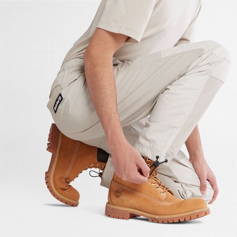 Timberland Water-Resistant Jogger Pants Taupe Jogger Hlače Bijele | 74956555