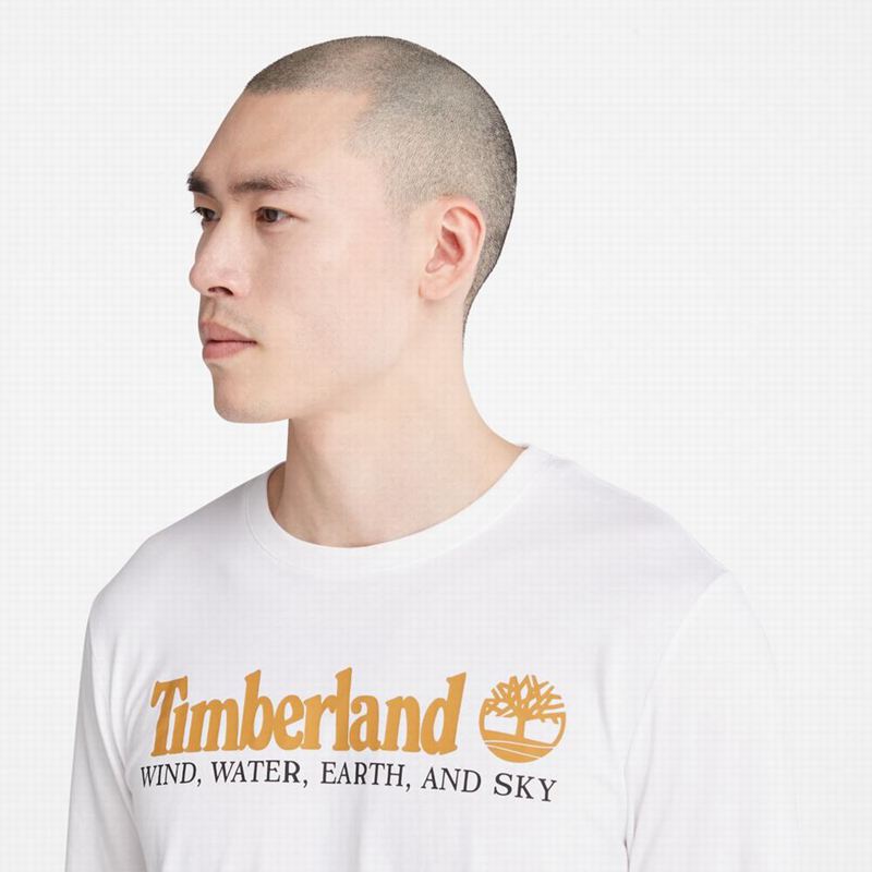 Timberland White Tiger Print Majice Bijele | 96064504