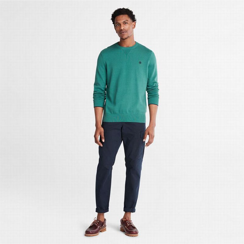 Timberland Williams River Crewneck Skakači Tirkizne | 19641881