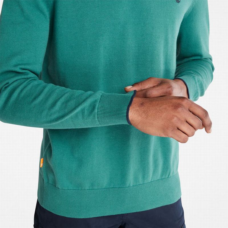 Timberland Williams River Crewneck Skakači Tirkizne | 19641881