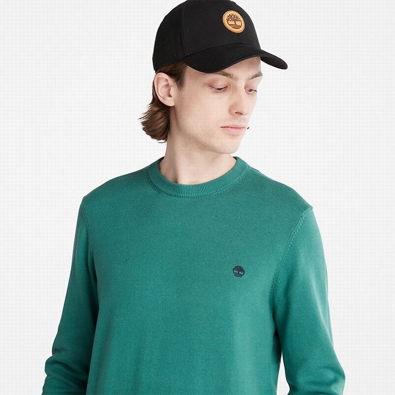 Timberland Williams River Crewneck Skakači Maslinasto Zelene | 9429772
