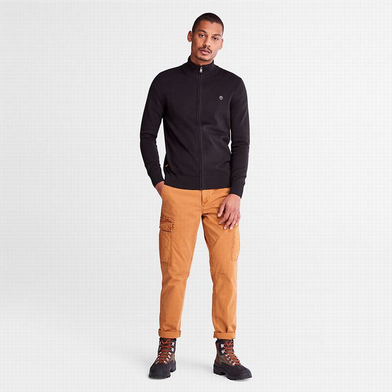 Timberland Williams River Full-Zip Džemperi Crne | 46832785