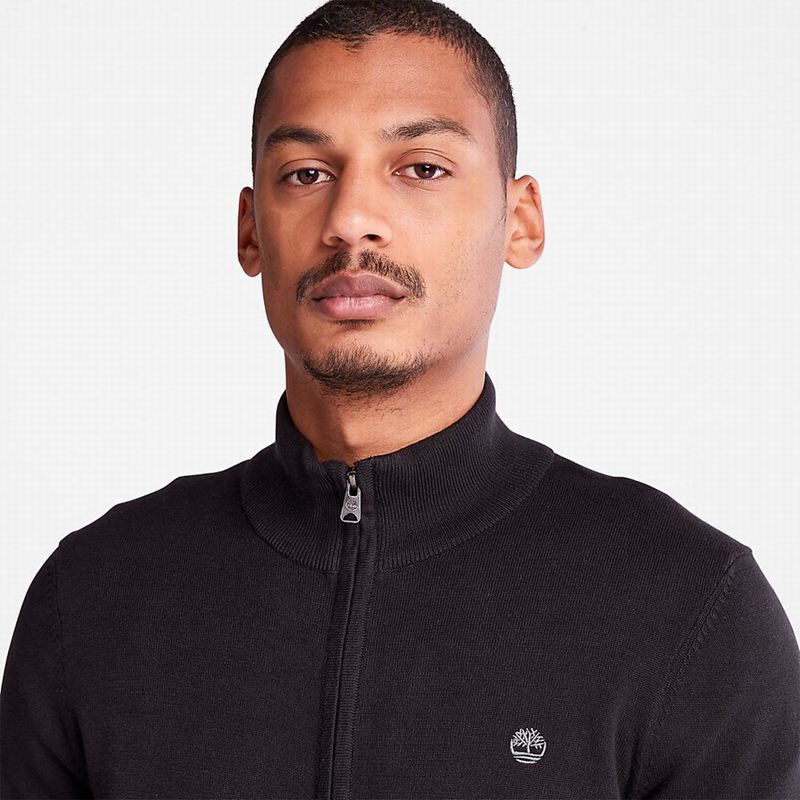 Timberland Williams River Full-Zip Džemperi Crne | 46832785