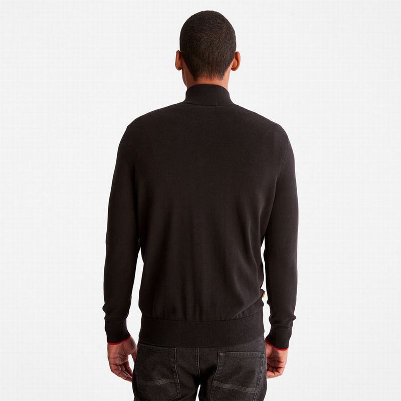 Timberland Williams River Half-zip Džemperi Crne | 15679343