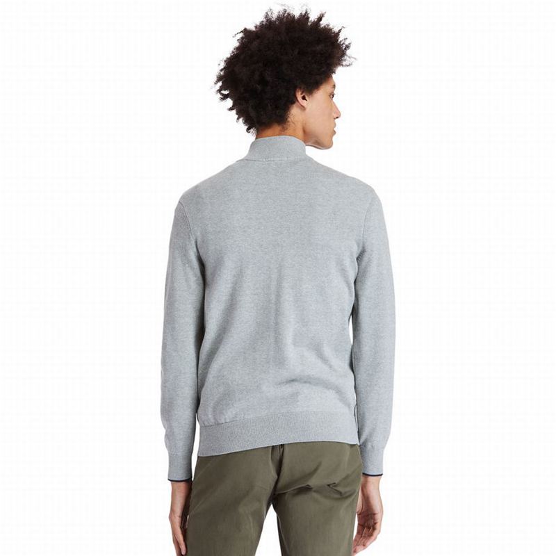 Timberland Williams River Half-zip Džemperi Sive | 36140010