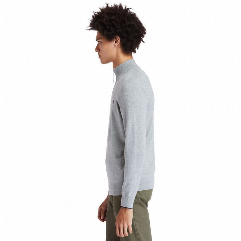 Timberland Williams River Half-zip Džemperi Sive | 36140010