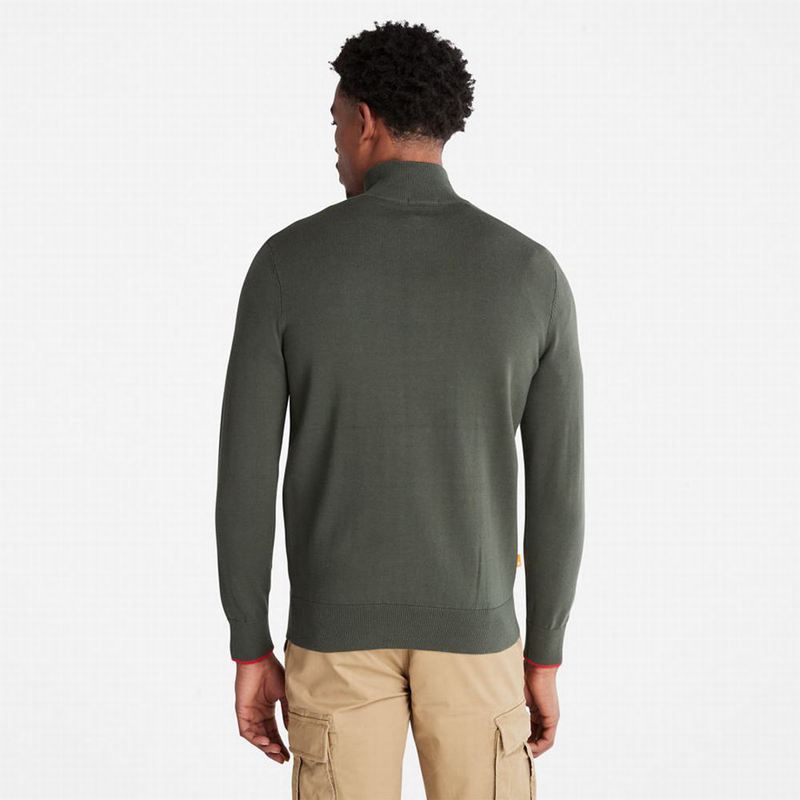 Timberland Williams River Half-zip Skakači Maslinasto Zelene | 88794496
