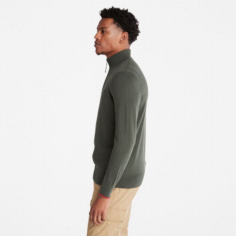 Timberland Williams River Half-zip Skakači Maslinasto Zelene | 88794496