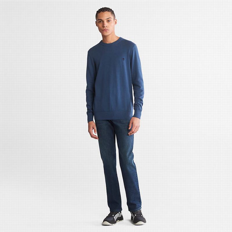 Timberland Williams River Organic Cotton Džemperi Plave | 12243429