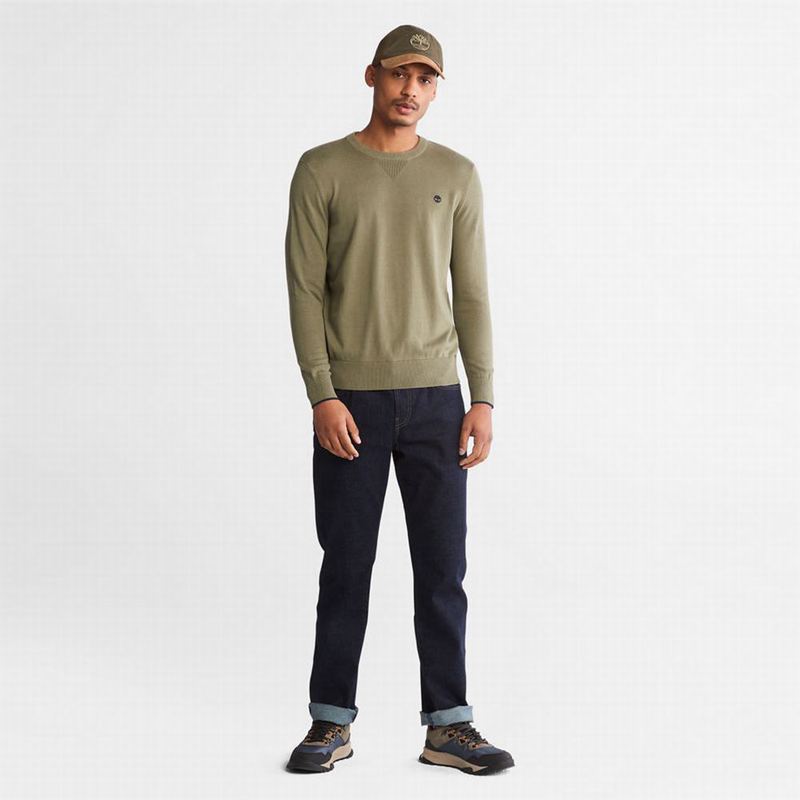 Timberland Williams River Organic Cotton Džemperi Maslinasto Zelene | 47558422