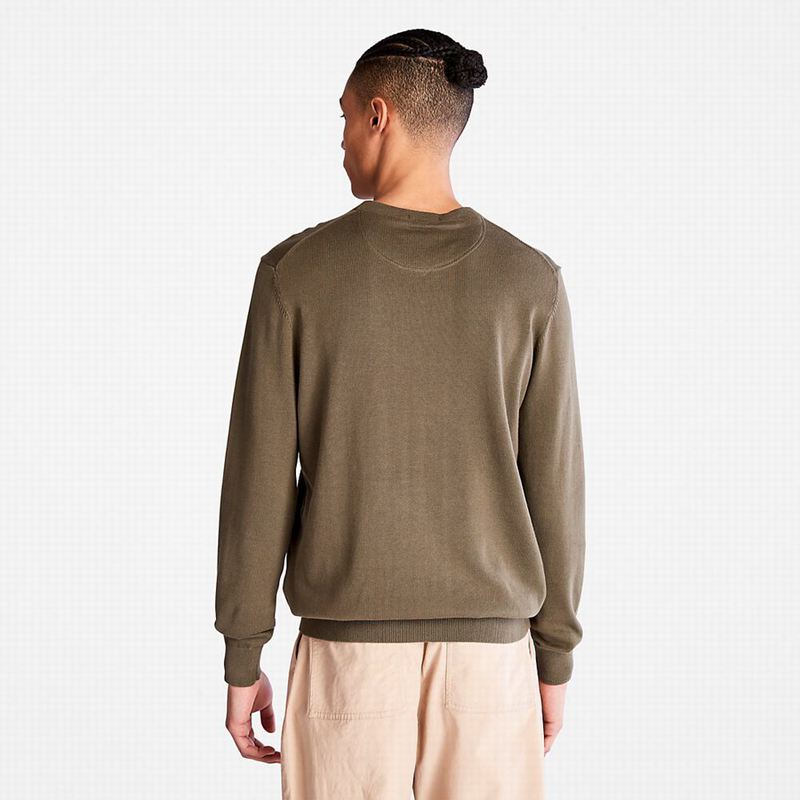 Timberland Williams River Organic Cotton Džemperi Maslinasto Zelene | 59391288