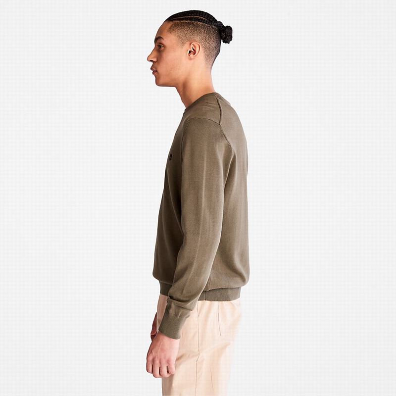 Timberland Williams River Organic Cotton Džemperi Maslinasto Zelene | 59391288