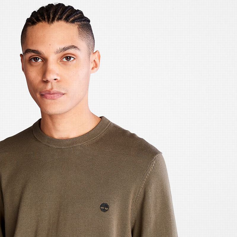 Timberland Williams River Organic Cotton Džemperi Maslinasto Zelene | 59391288