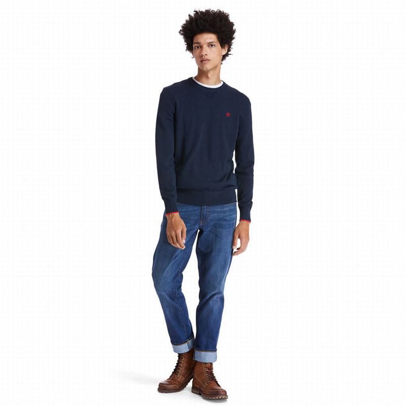 Timberland Williams River Organic Cotton Džemperi Plave | 7710225