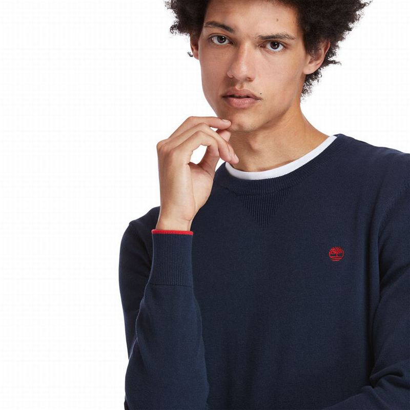 Timberland Williams River Organic Cotton Džemperi Plave | 7710225