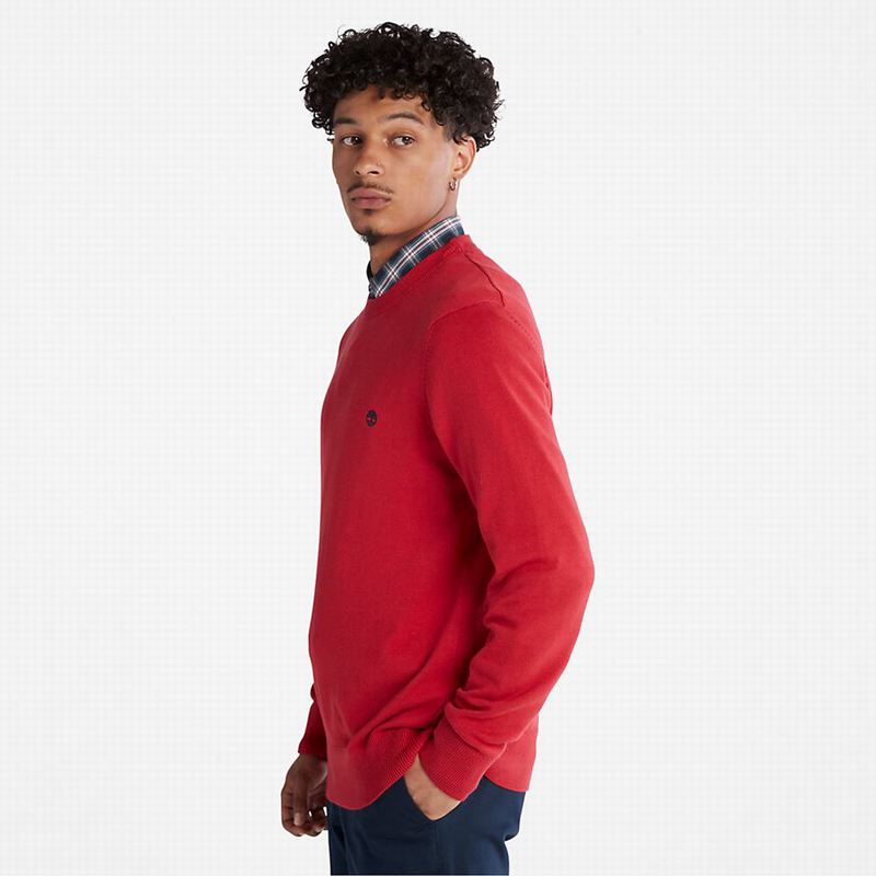 Timberland Williams River Organic Cotton Džemperi Crvene | 81885667