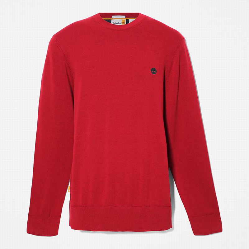 Timberland Williams River Organic Cotton Džemperi Crvene | 81885667