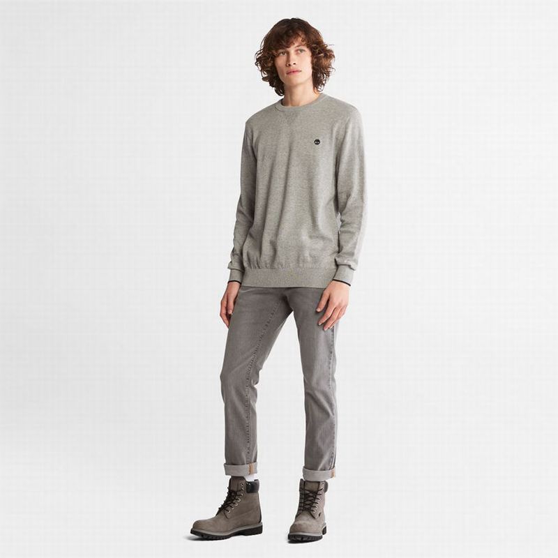 Timberland Williams River Organic Cotton Džemperi Sive | 99535733