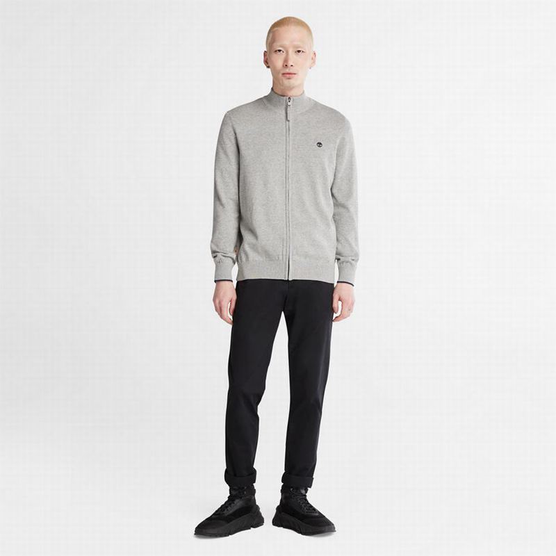 Timberland Williams River Zip-front Džemperi Sive | 7036740