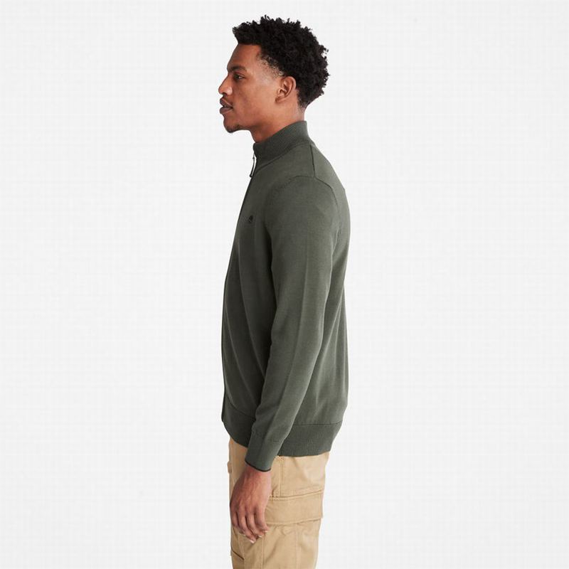 Timberland Williams River Zip-front Jakne Maslinasto Zelene | 12615050