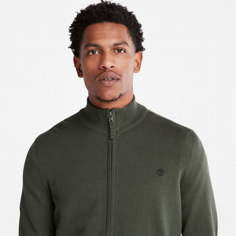 Timberland Williams River Zip-front Jakne Maslinasto Zelene | 12615050