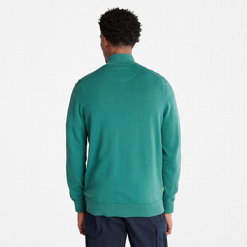 Timberland Williams River Zip-neck Skakači Tirkizne | 81971891