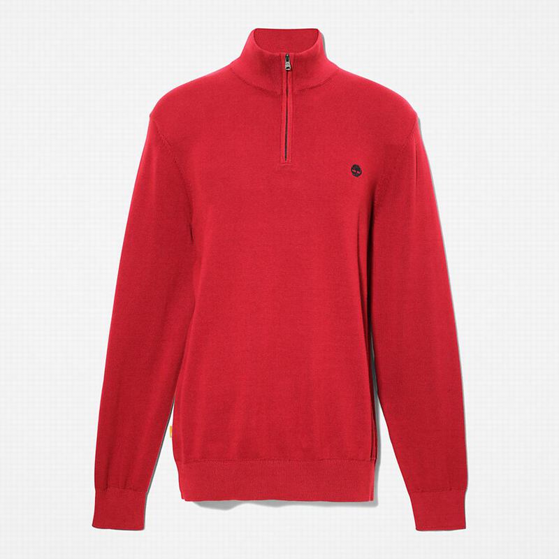 Timberland Williams River Zip-neck Skakači Crvene | 83329638