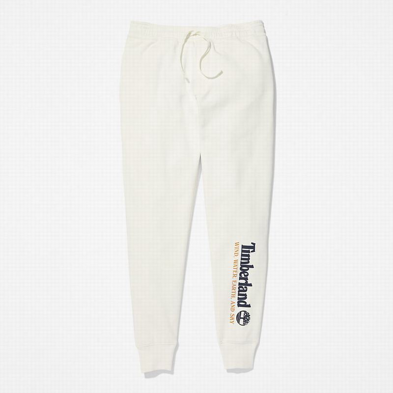 Timberland Wind Water Earth and SkySwea Jogger Hlače Bijele | 53694907