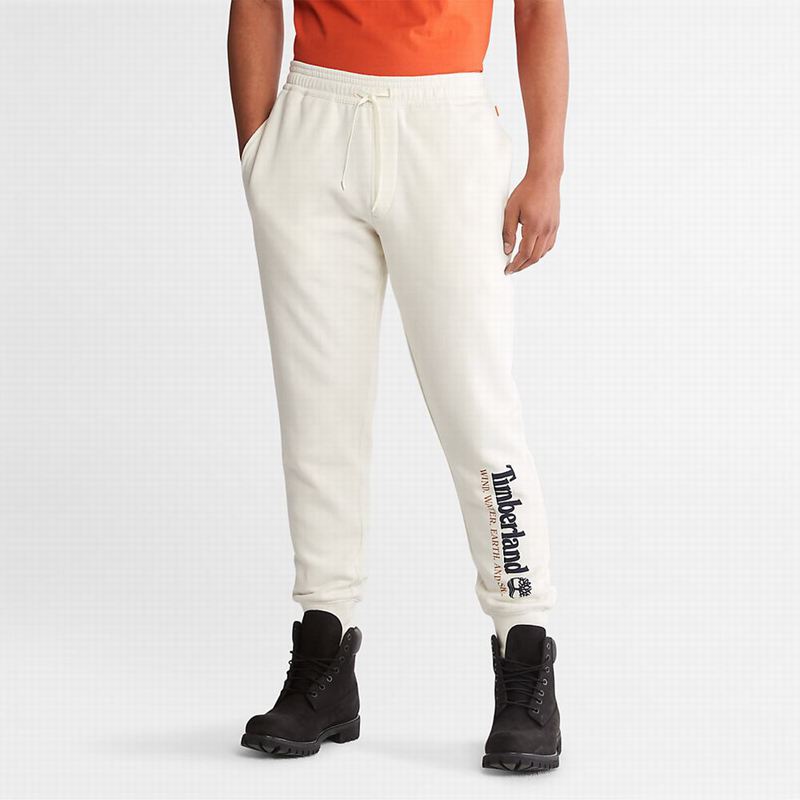Timberland Wind Water Earth and SkySwea Jogger Hlače Bijele | 53694907