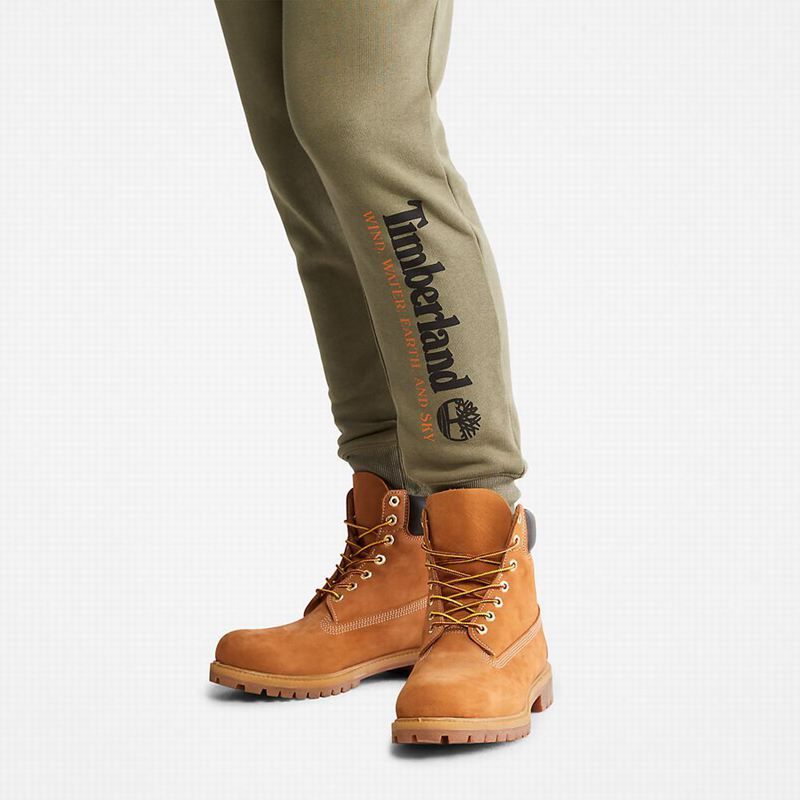 Timberland Wind Water Earth and SkySwea Jogger Hlače Maslinasto Zelene | 67035173