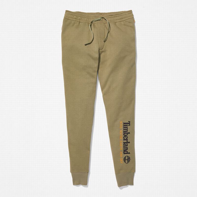 Timberland Wind Water Earth and SkySwea Jogger Hlače Maslinasto Zelene | 67035173