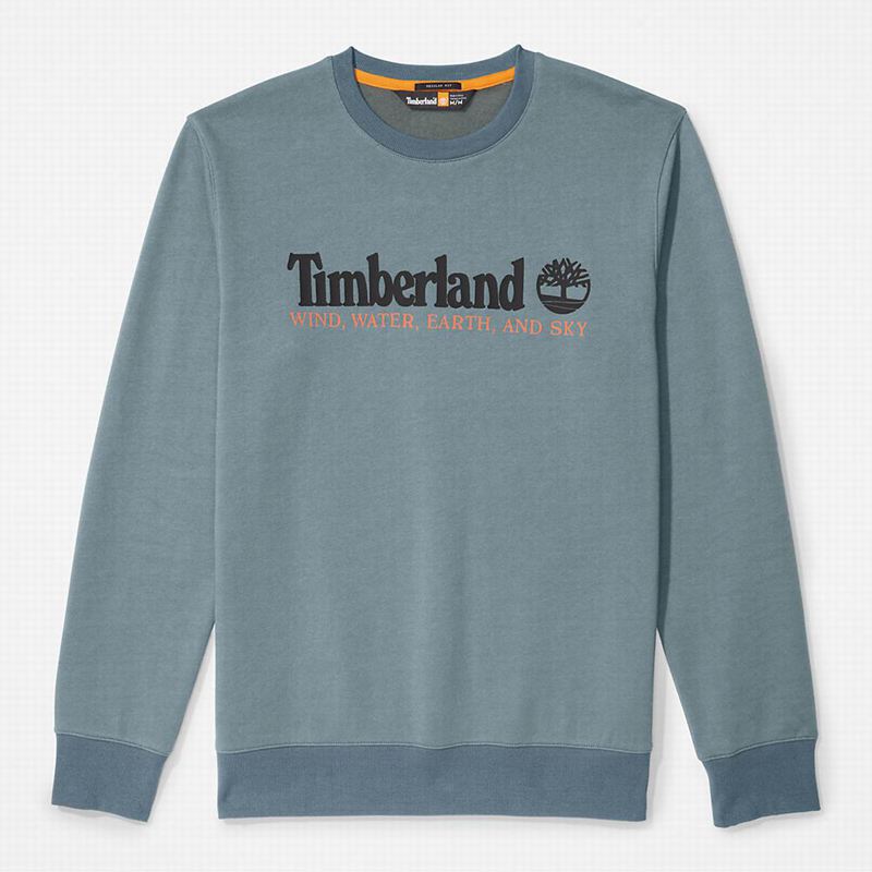 Timberland Wind Water Earth and Sky Crewneck Dukserice Sive | 23588737