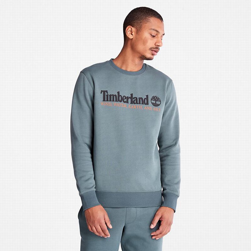 Timberland Wind Water Earth and Sky Crewneck Dukserice Sive | 23588737