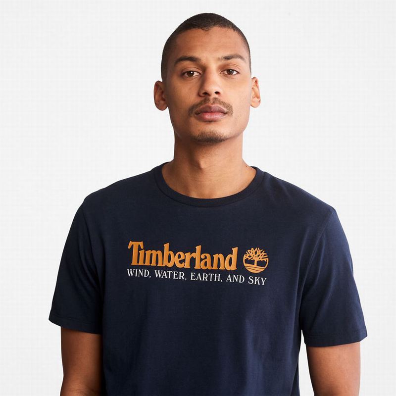 Timberland Wind Water Earth and Sky Majice Tamnoplave | 11324647