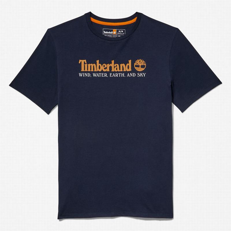 Timberland Wind Water Earth and Sky Majice Tamnoplave | 11324647