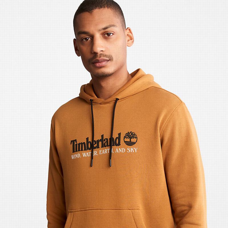 Timberland Wind Water Earth and Sky Majica S Kapuljačom Smeđe | 29933269