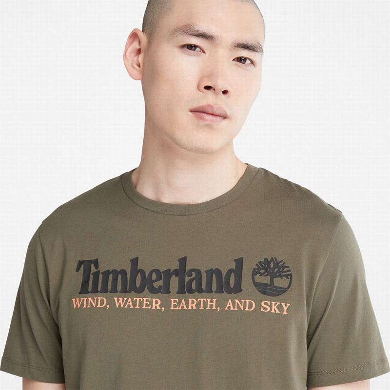 Timberland Wind Water Earth and Sky Majice Maslinasto Zelene | 48299437