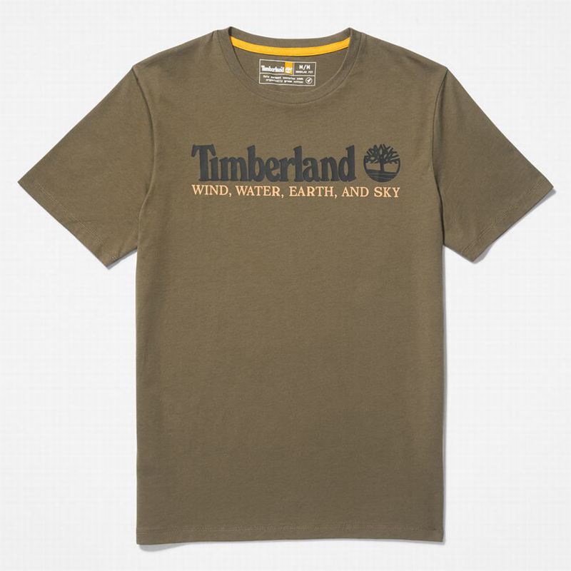 Timberland Wind Water Earth and Sky Majice Maslinasto Zelene | 48299437