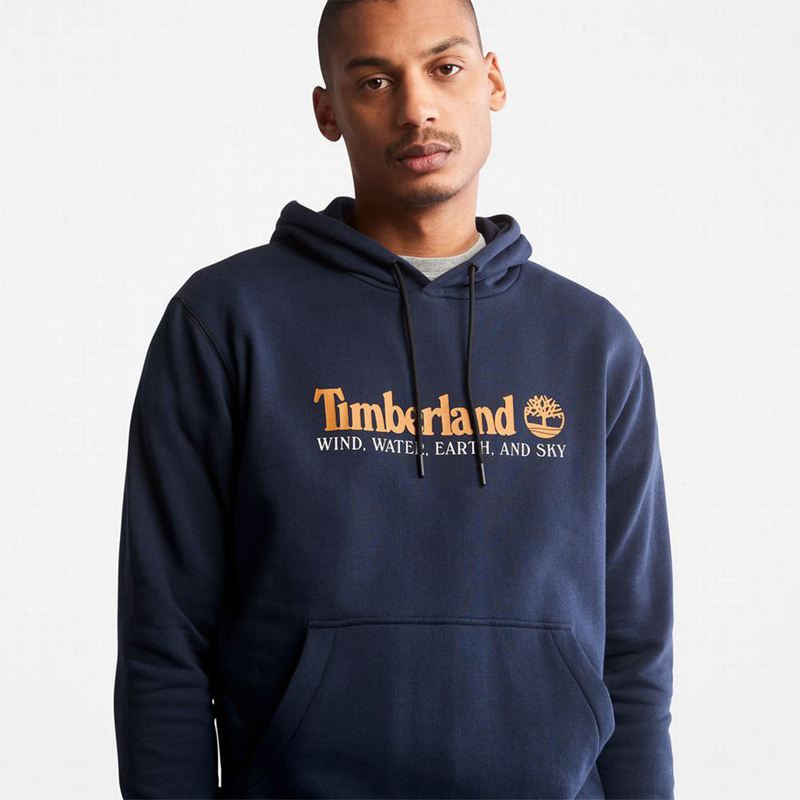 Timberland Wind Water Earth and Sky Majica S Kapuljačom Tamnoplave | 50350435