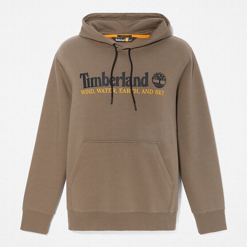 Timberland Wind Water Earth and Sky Majica S Kapuljačom Maslinasto Zelene | 91221970