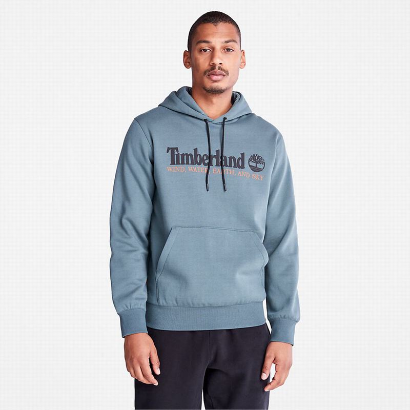 Timberland Wind Water Earth and Sky Majica S Kapuljačom Svijetlo Plave | 9500222