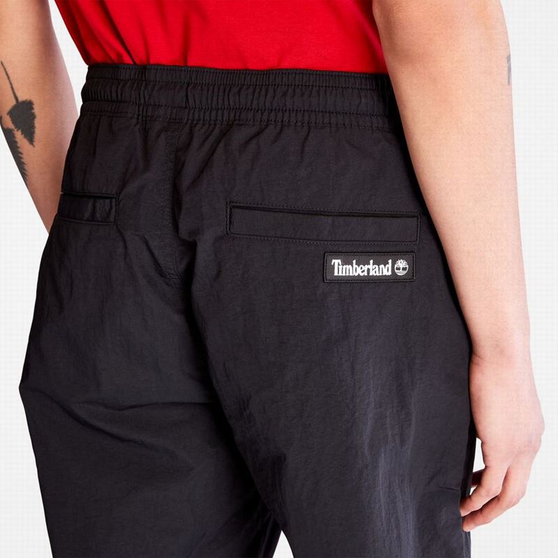 Timberland Windbreaker Jogger Hlače Crne | 25568902