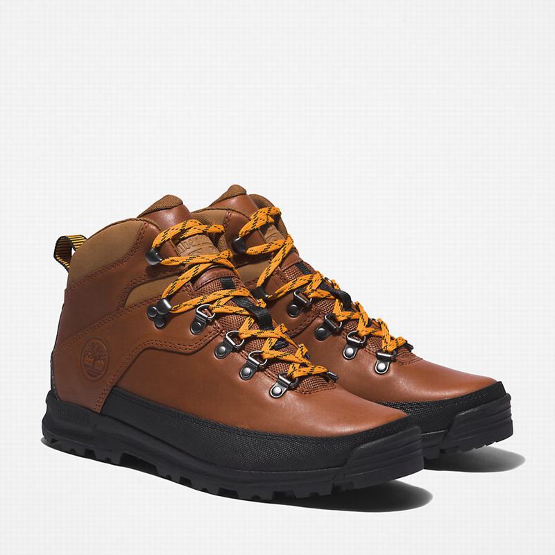 Timberland World Planinarske Cipele Smeđe | 25897974