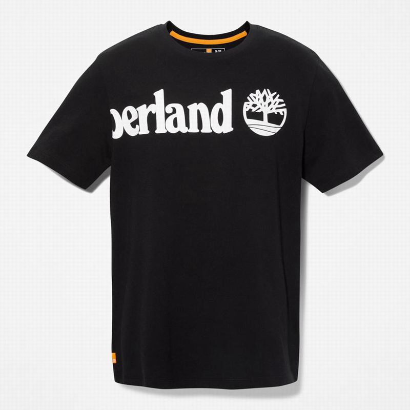 Timberland Wraparound-Logo Majice Crne | 29537841