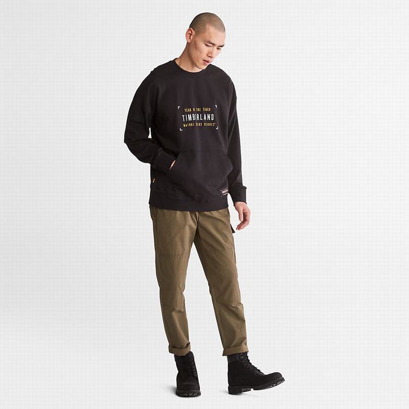 Timberland Year of the Tiger Dukserice Crne | 70817884