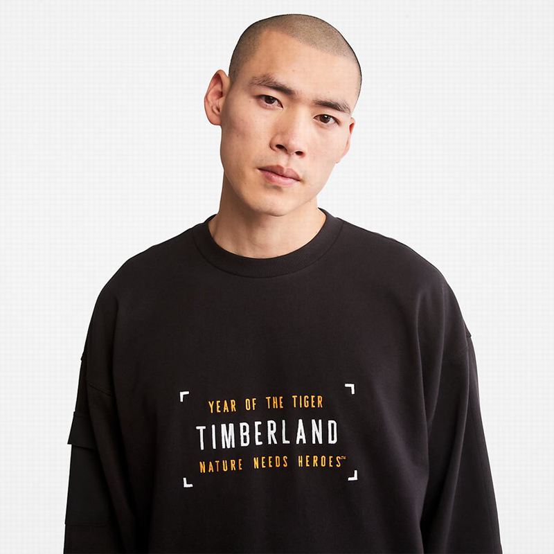 Timberland Year of the Tiger Dukserice Crne | 70817884
